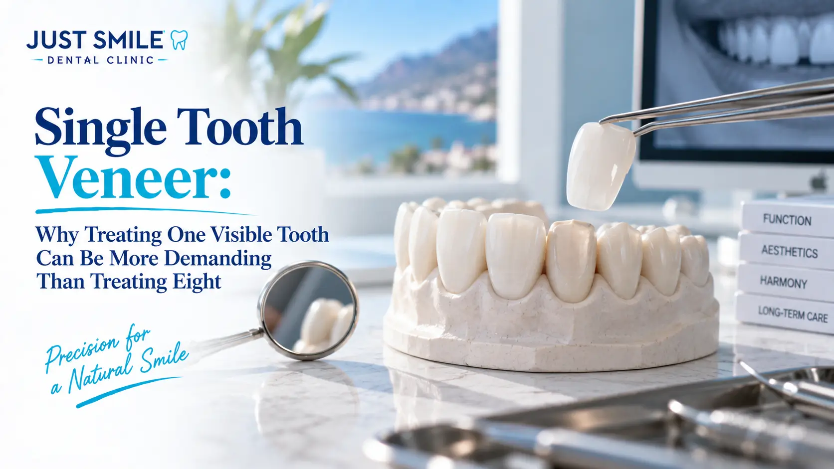 Single Tooth Veneer: Why Treating One Visible Tooth Can Be More Demanding Than Treating Eight