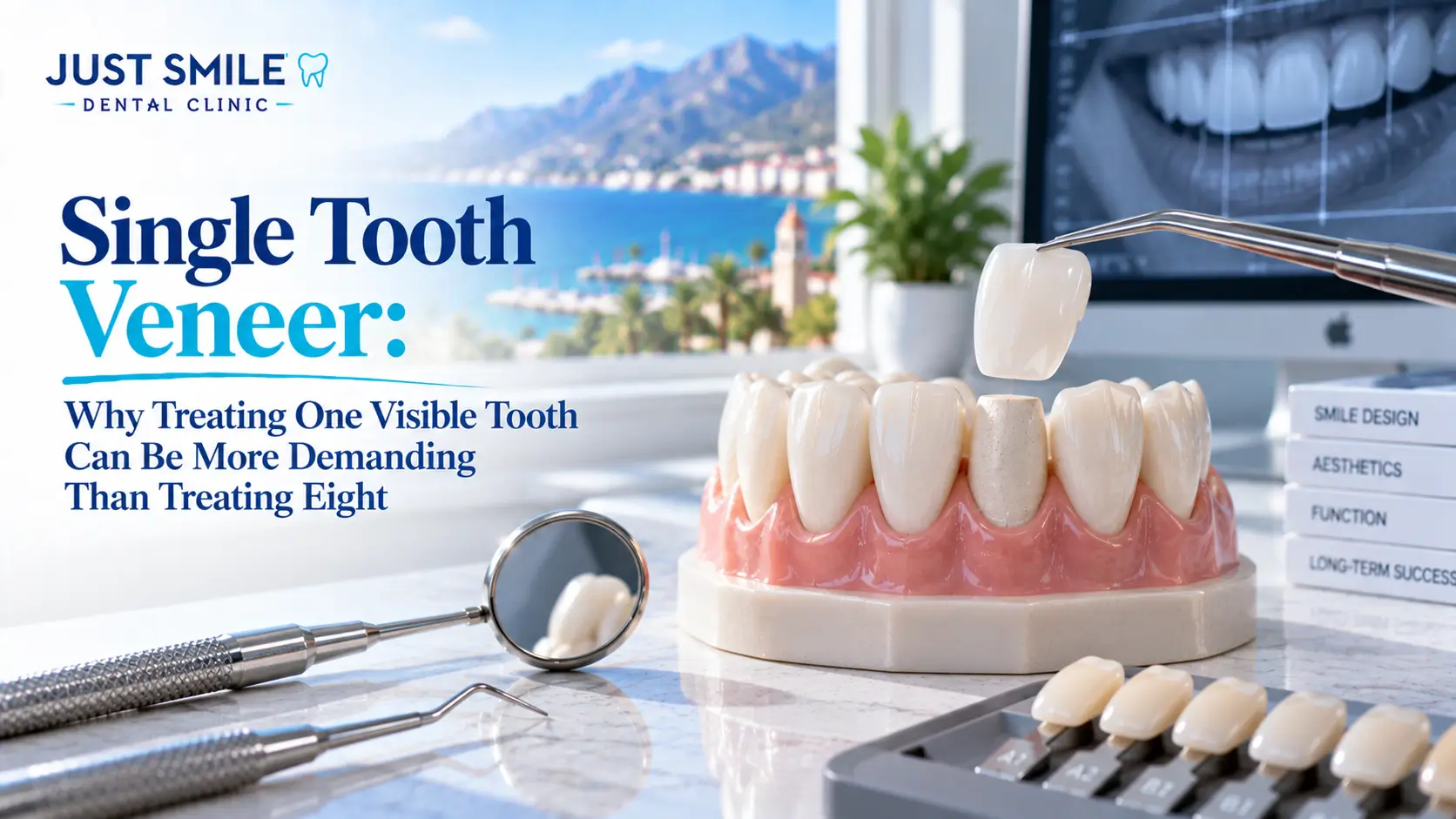 Single Tooth Veneer: Why Treating One Visible Tooth Can Be More Demanding Than Treating Eight